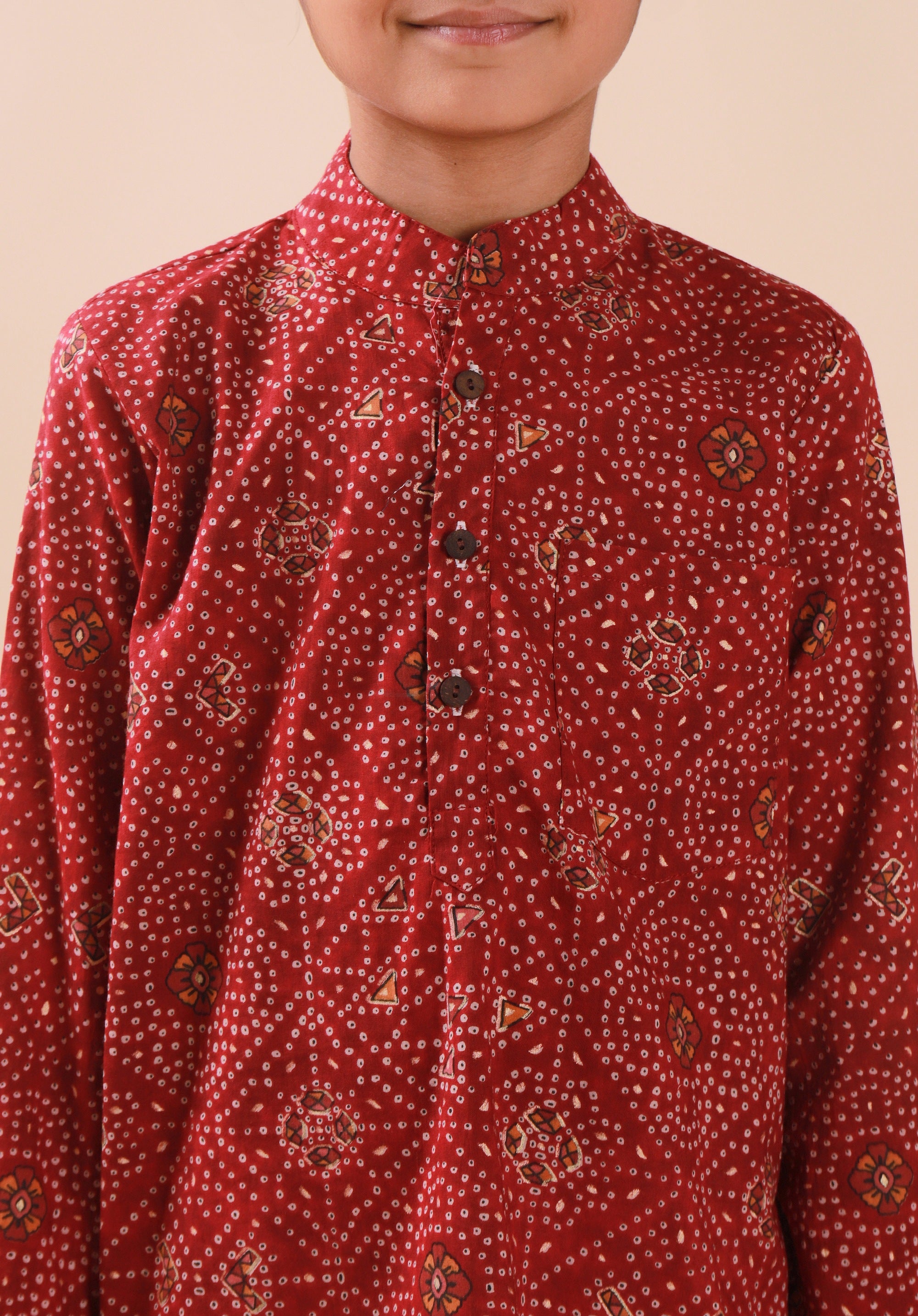 Boy's Printed Kurta