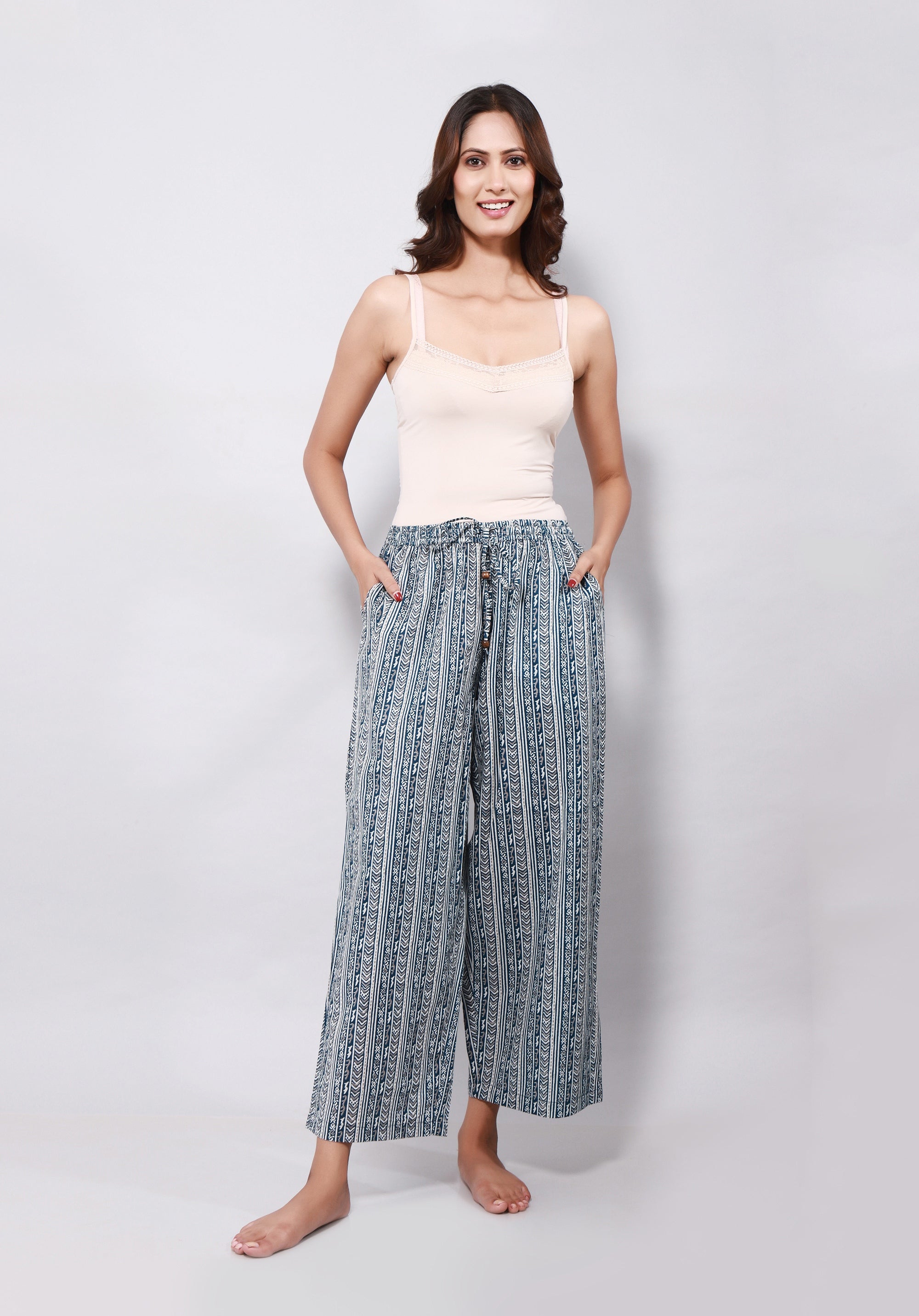 Printed women lounge pants