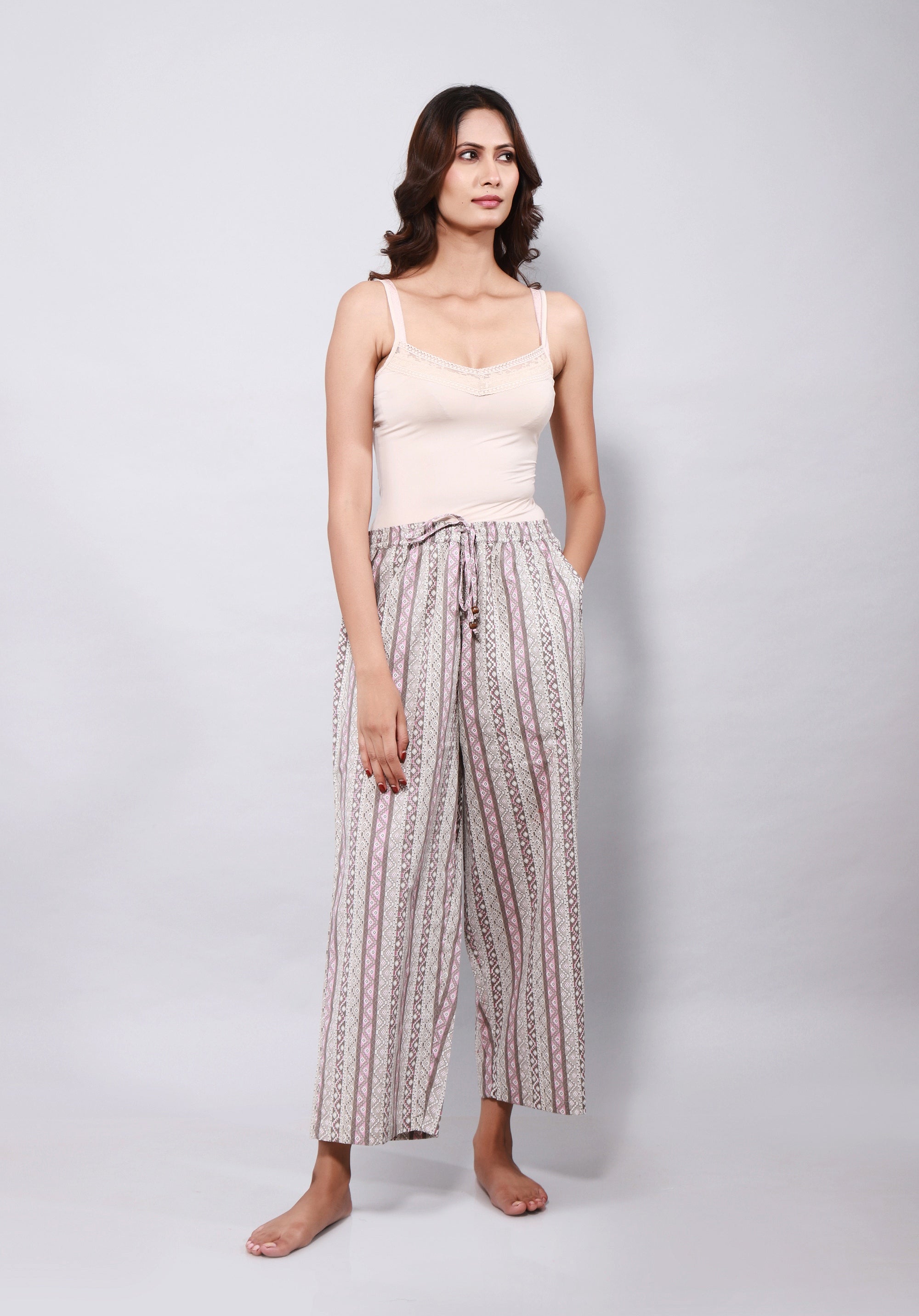 Printed women lounge pants