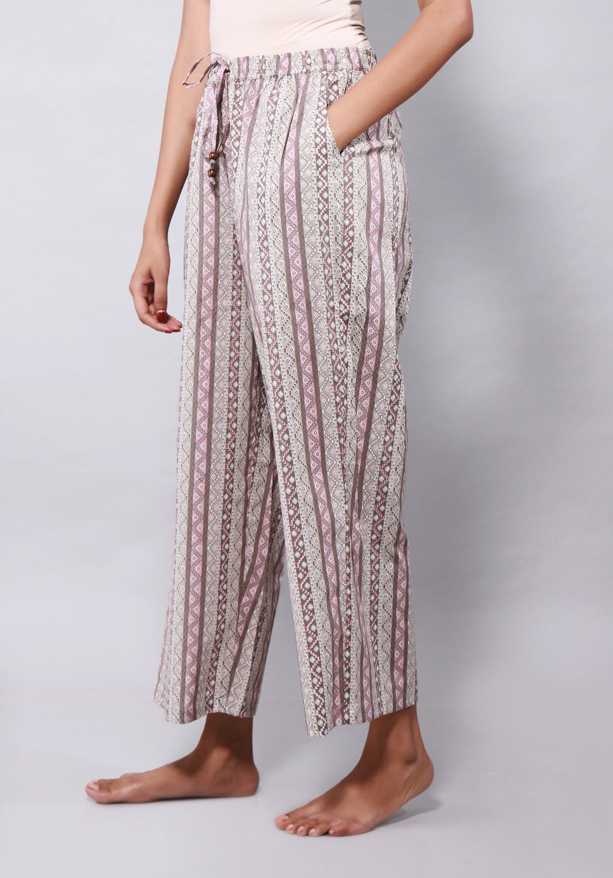 Printed women lounge pants