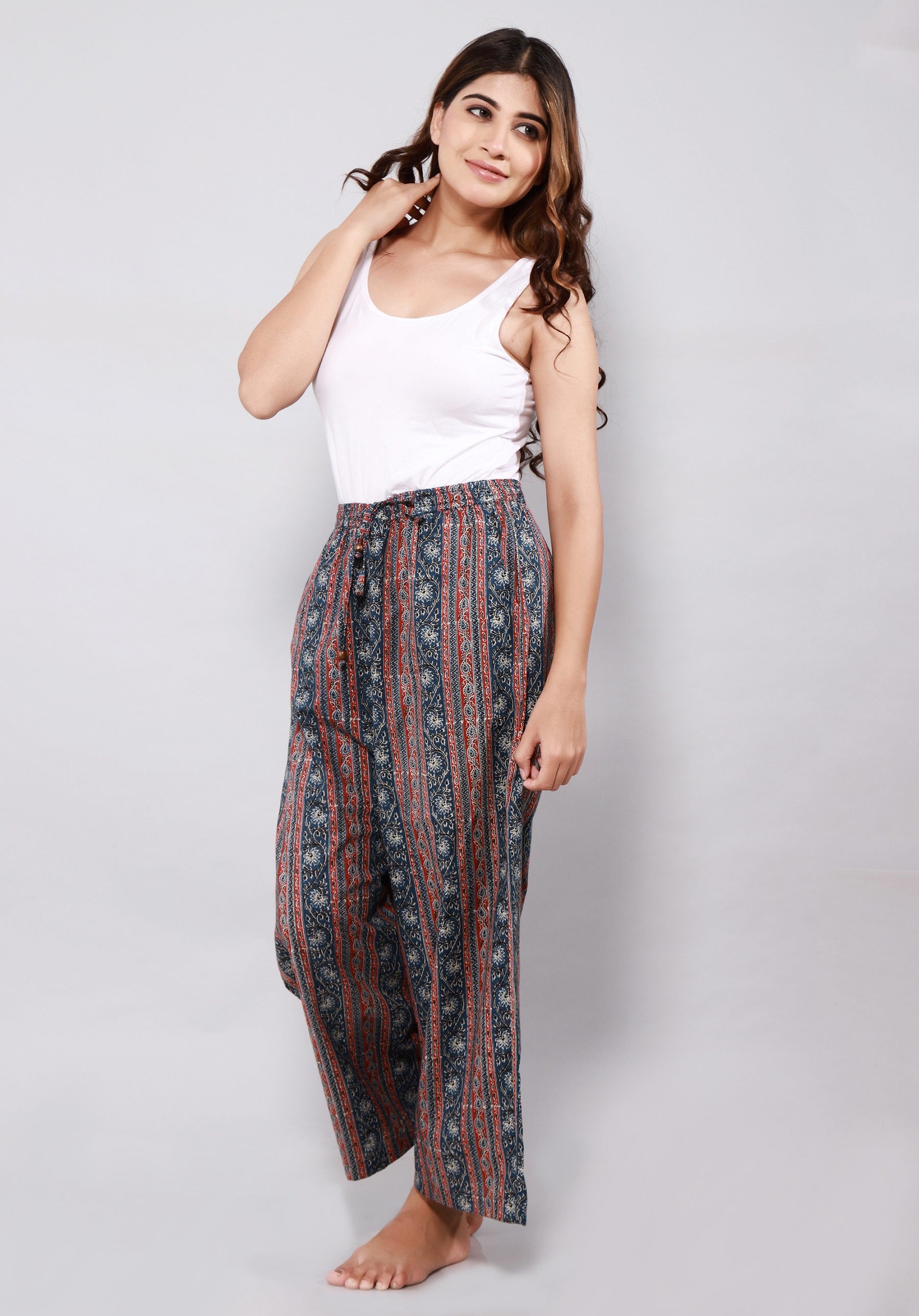 Printed women lounge pants