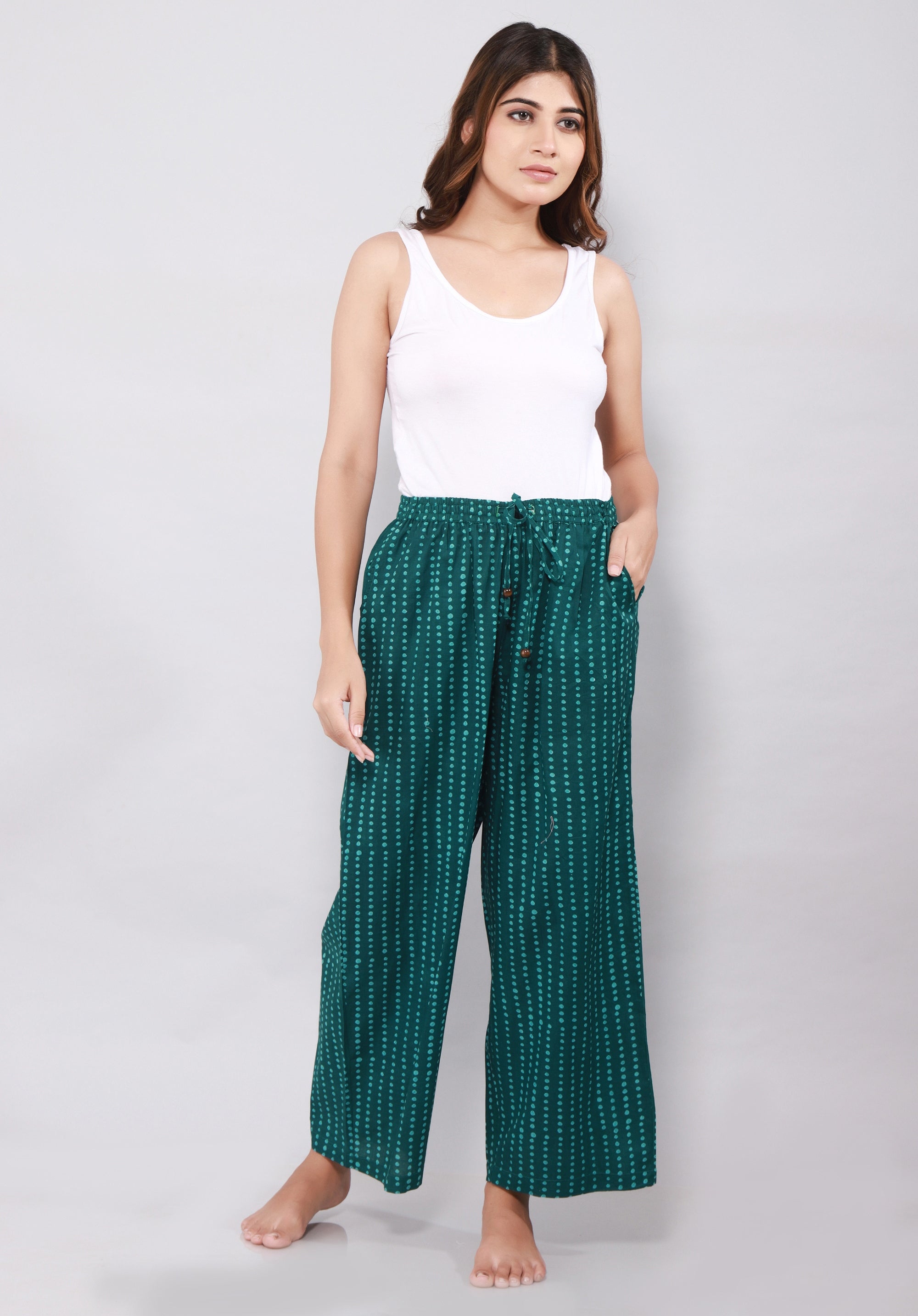 Printed women lounge pants