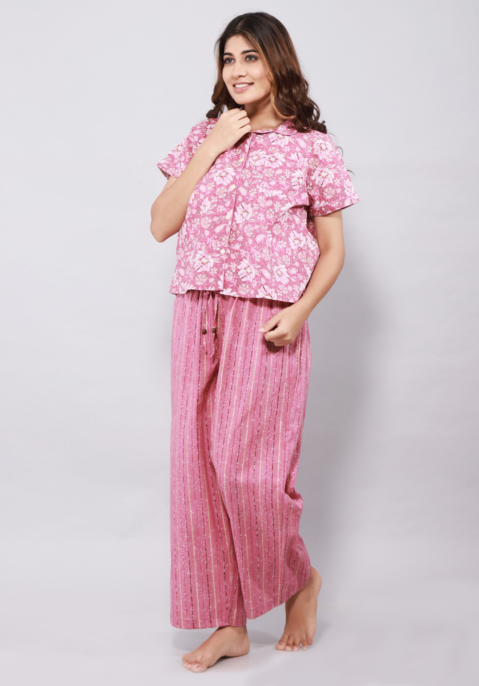 Women printed nightsuit