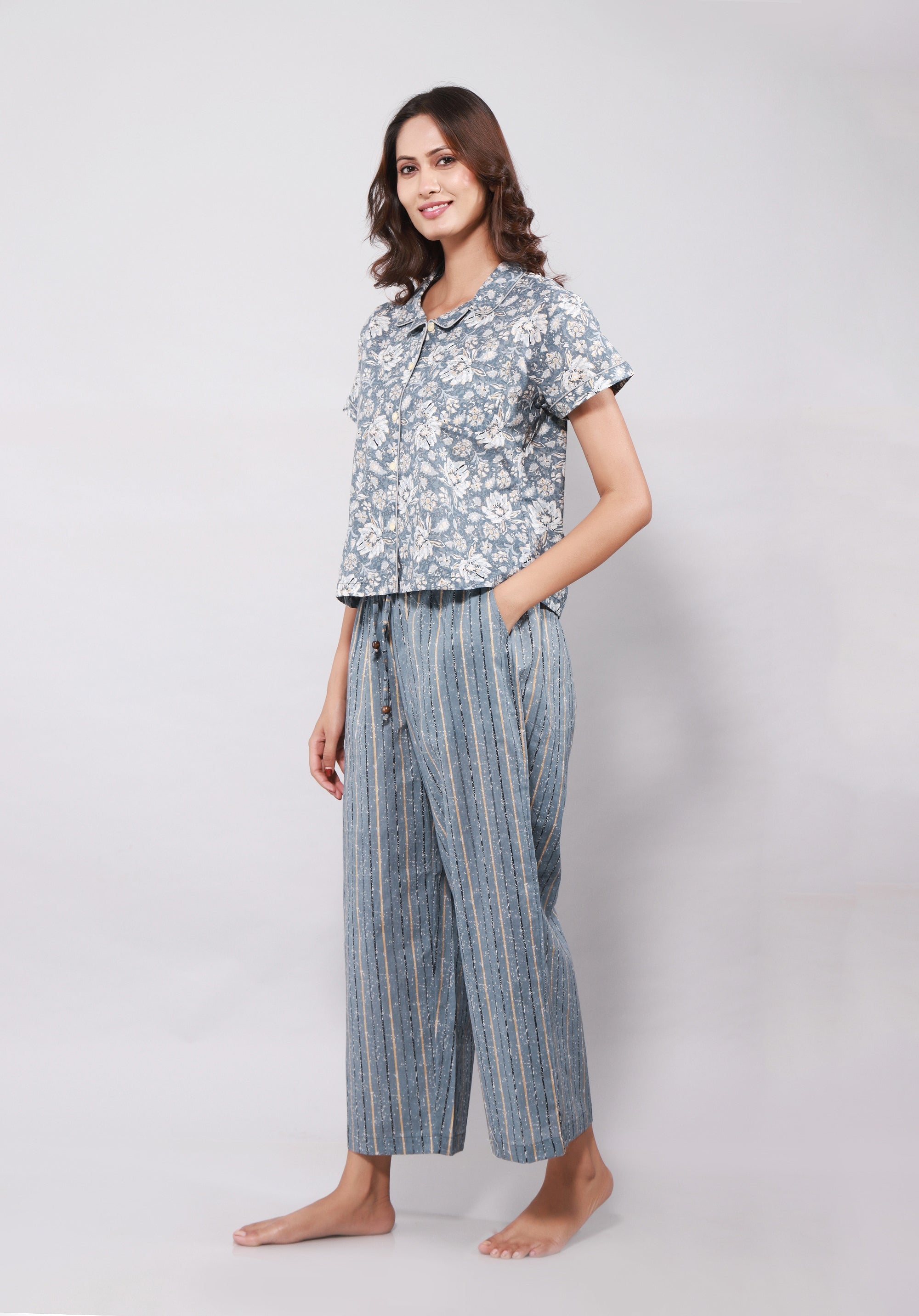 Women printed nightsuit