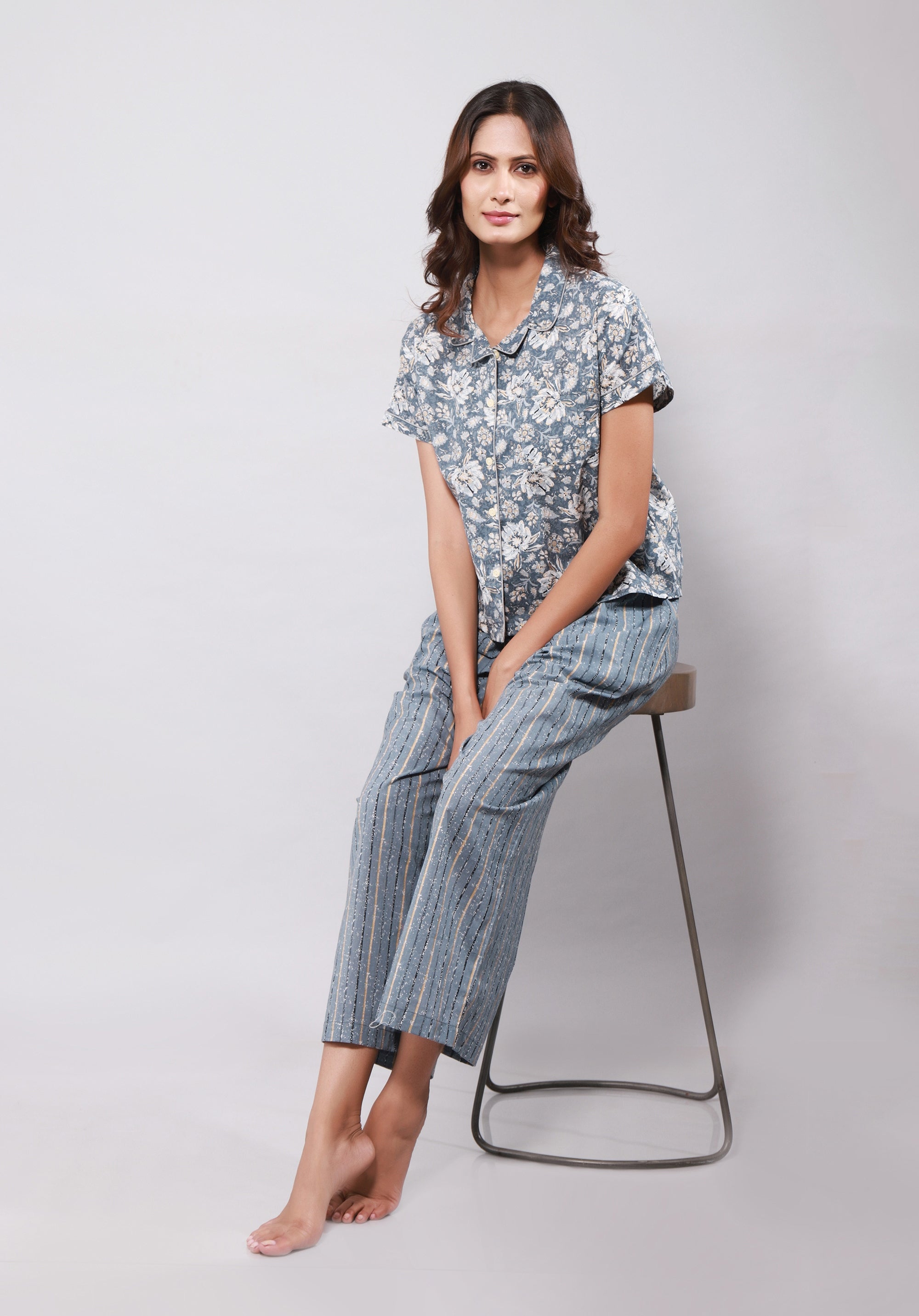 Women printed nightsuit