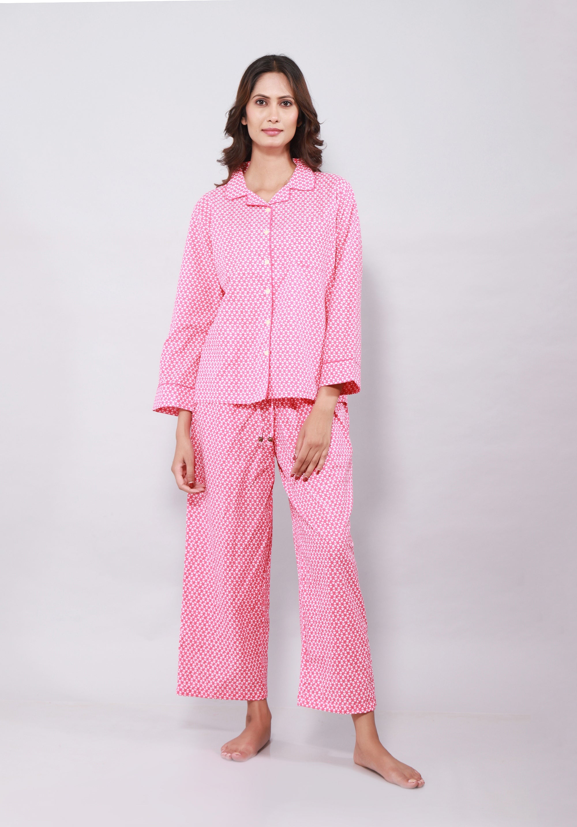 Women printed nightsuit