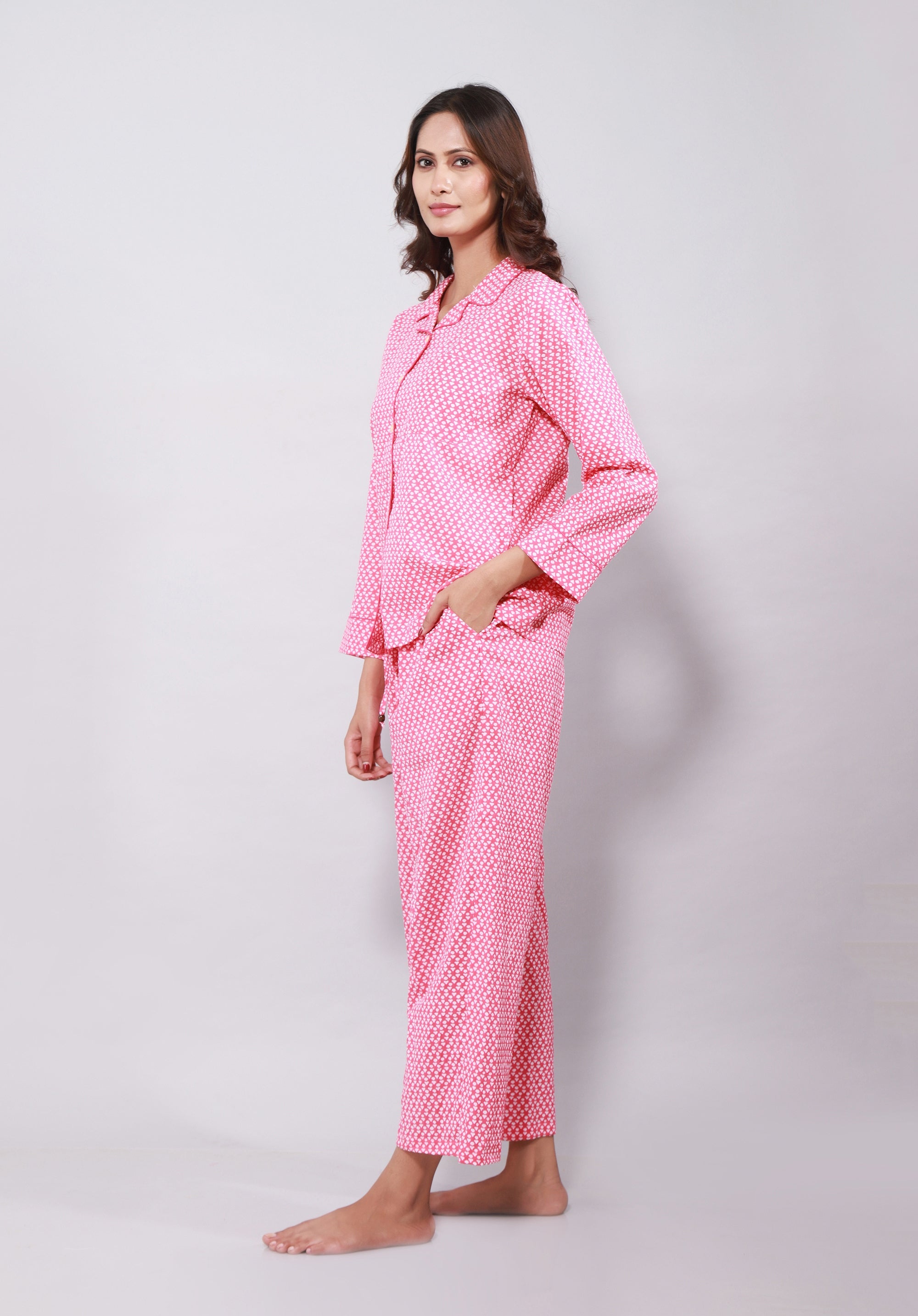 Women printed nightsuit