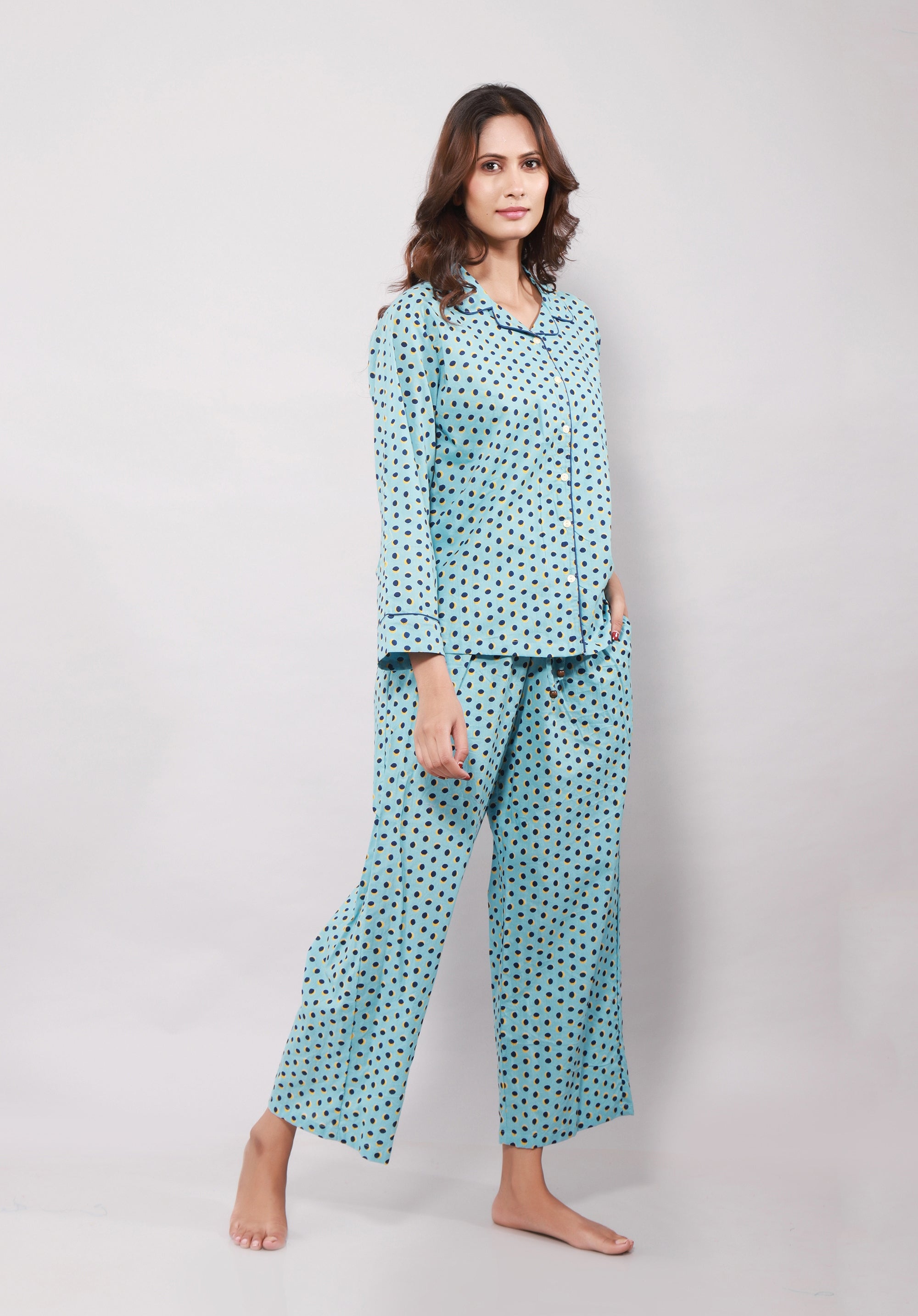 Women printed nightsuit