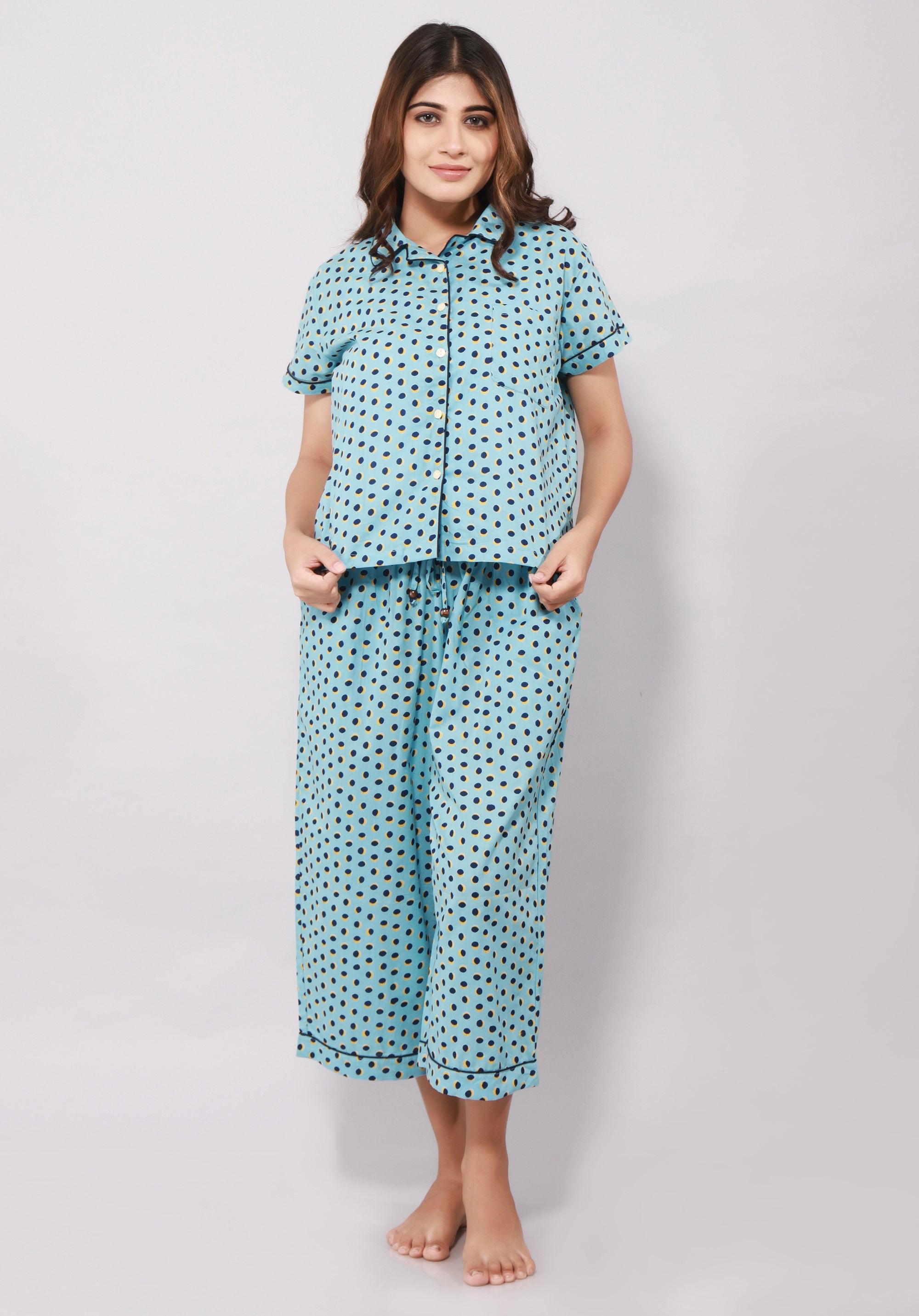 Women printed nightsuit