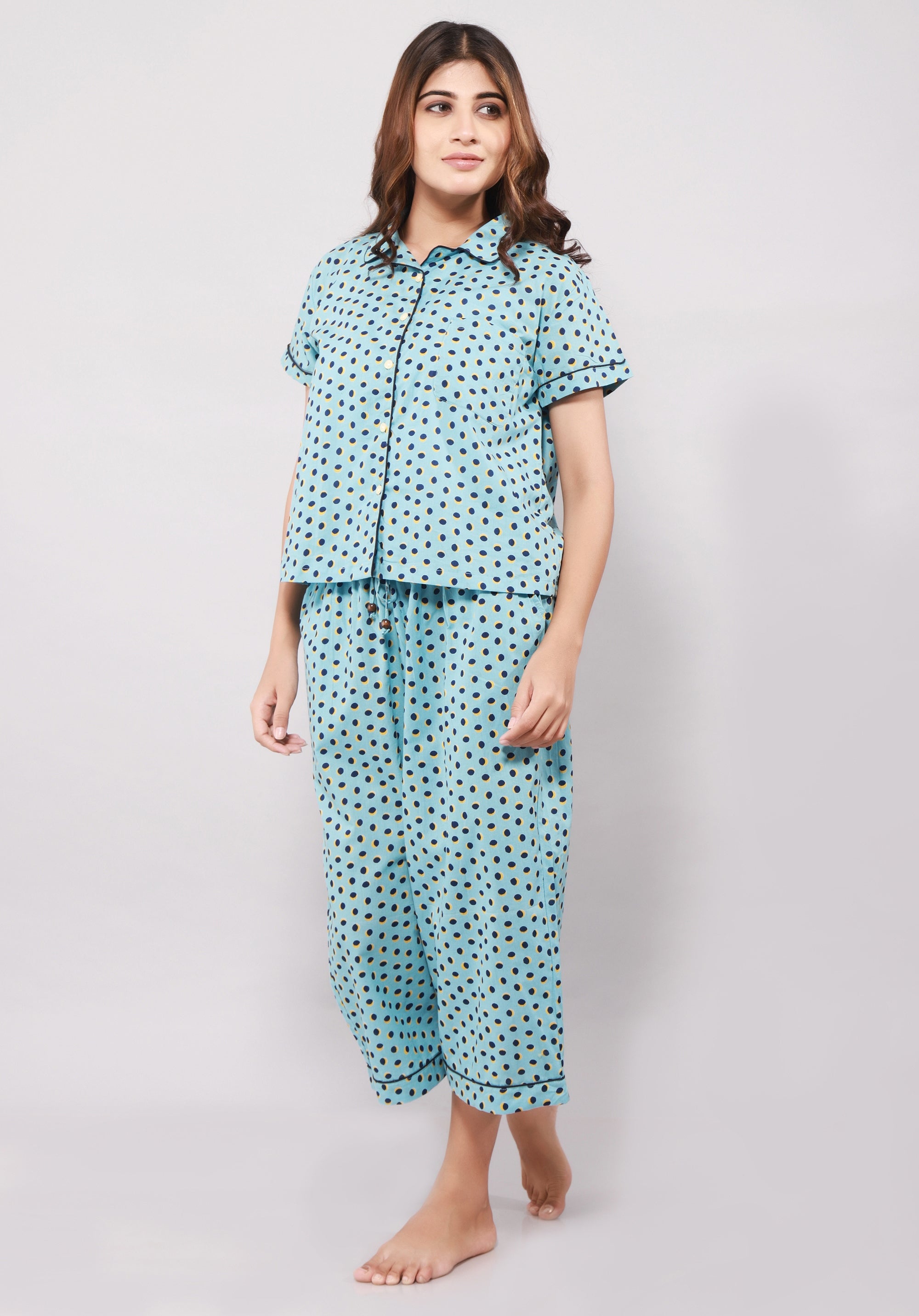 Women printed nightsuit