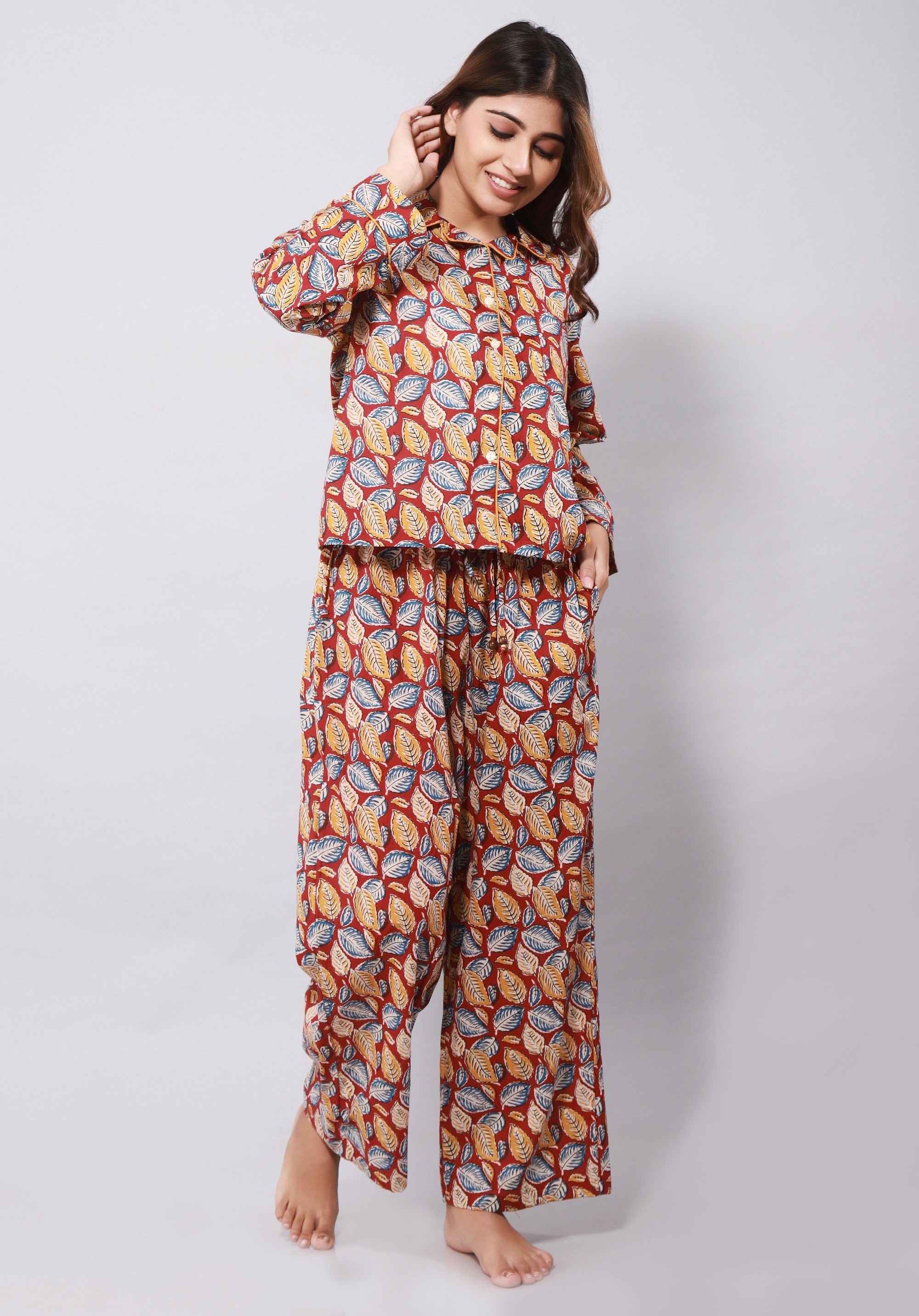 Women printed nightsuit