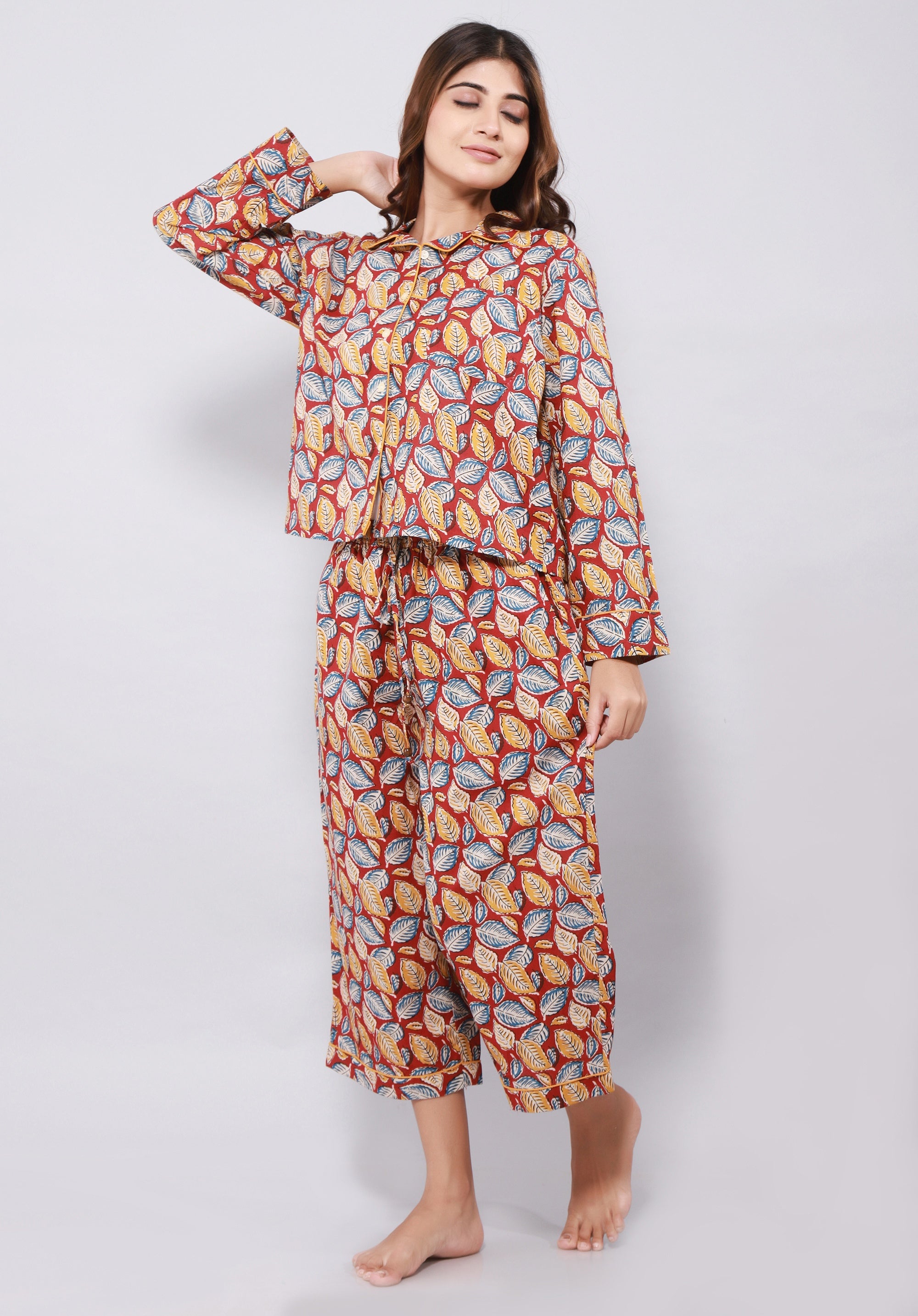 Women printed nightsuit