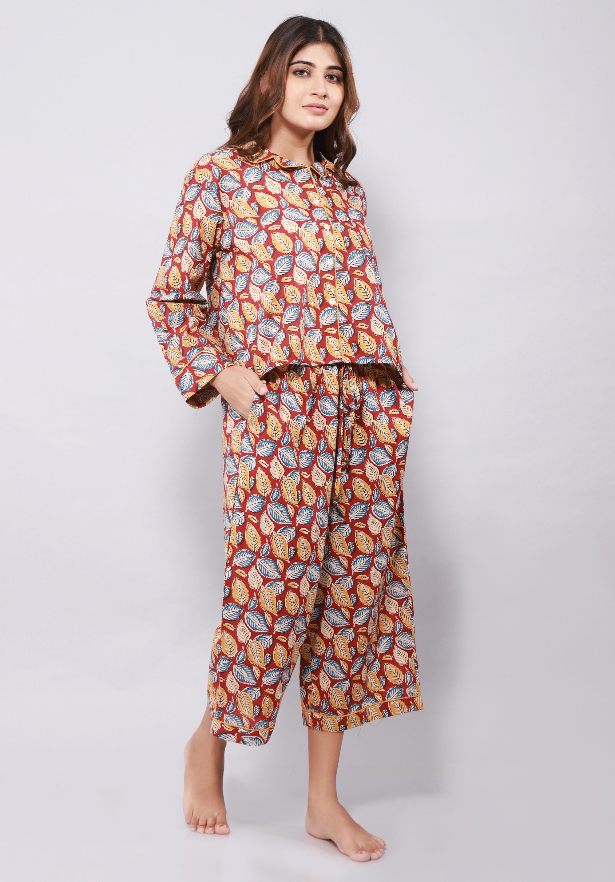 Women printed nightsuit