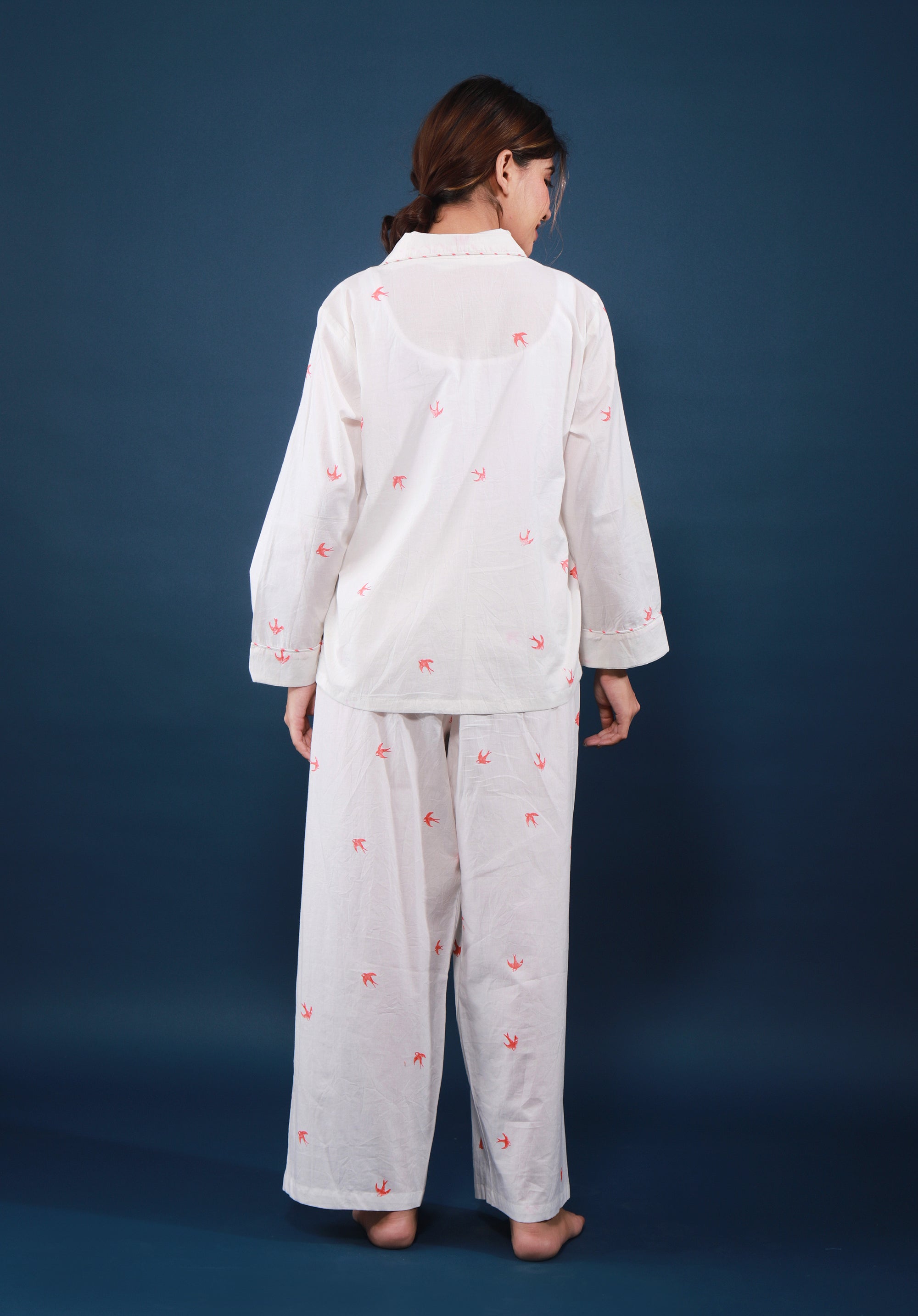 Women nightsuit Bird Print