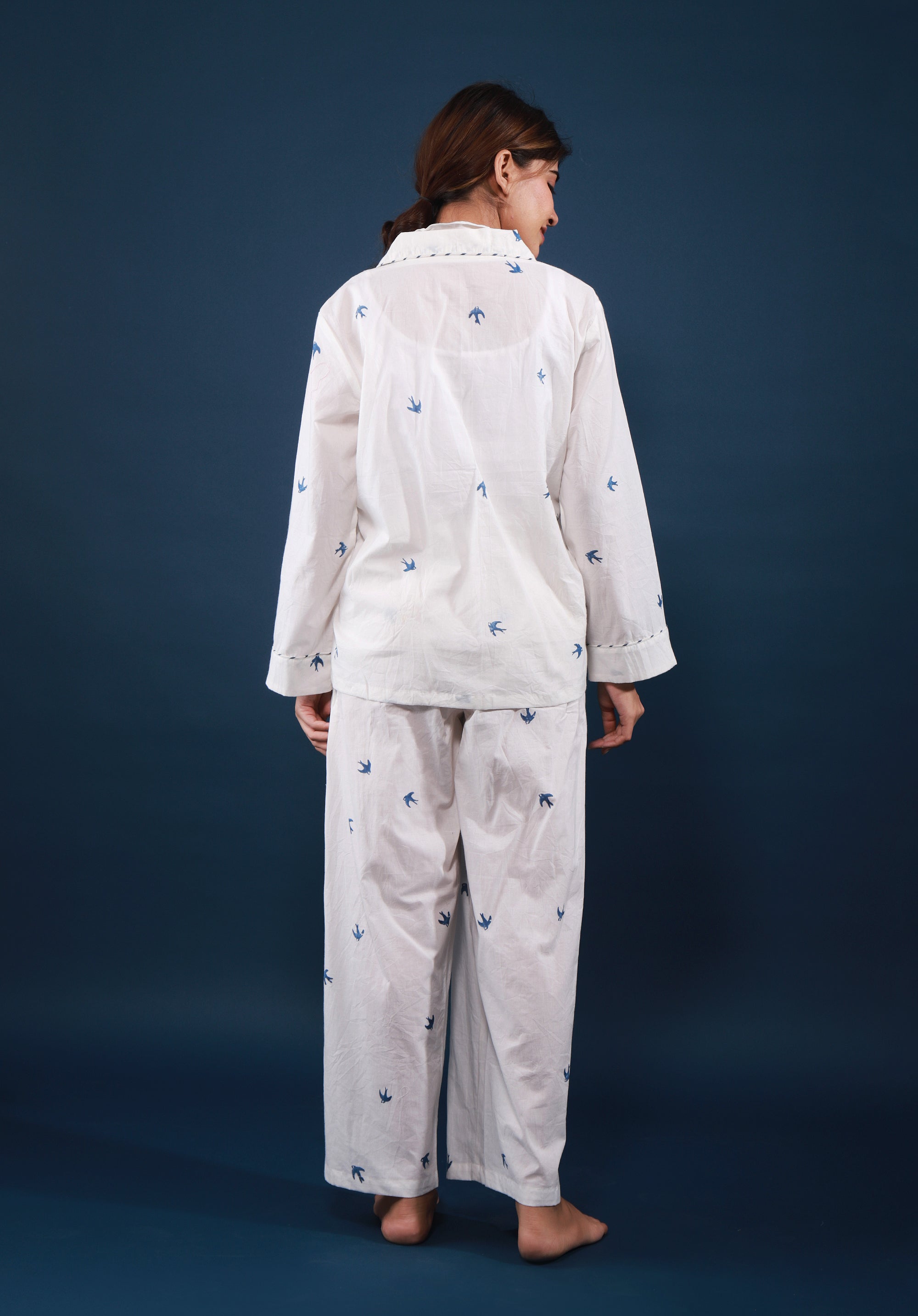 Women nightsuit Bird Print