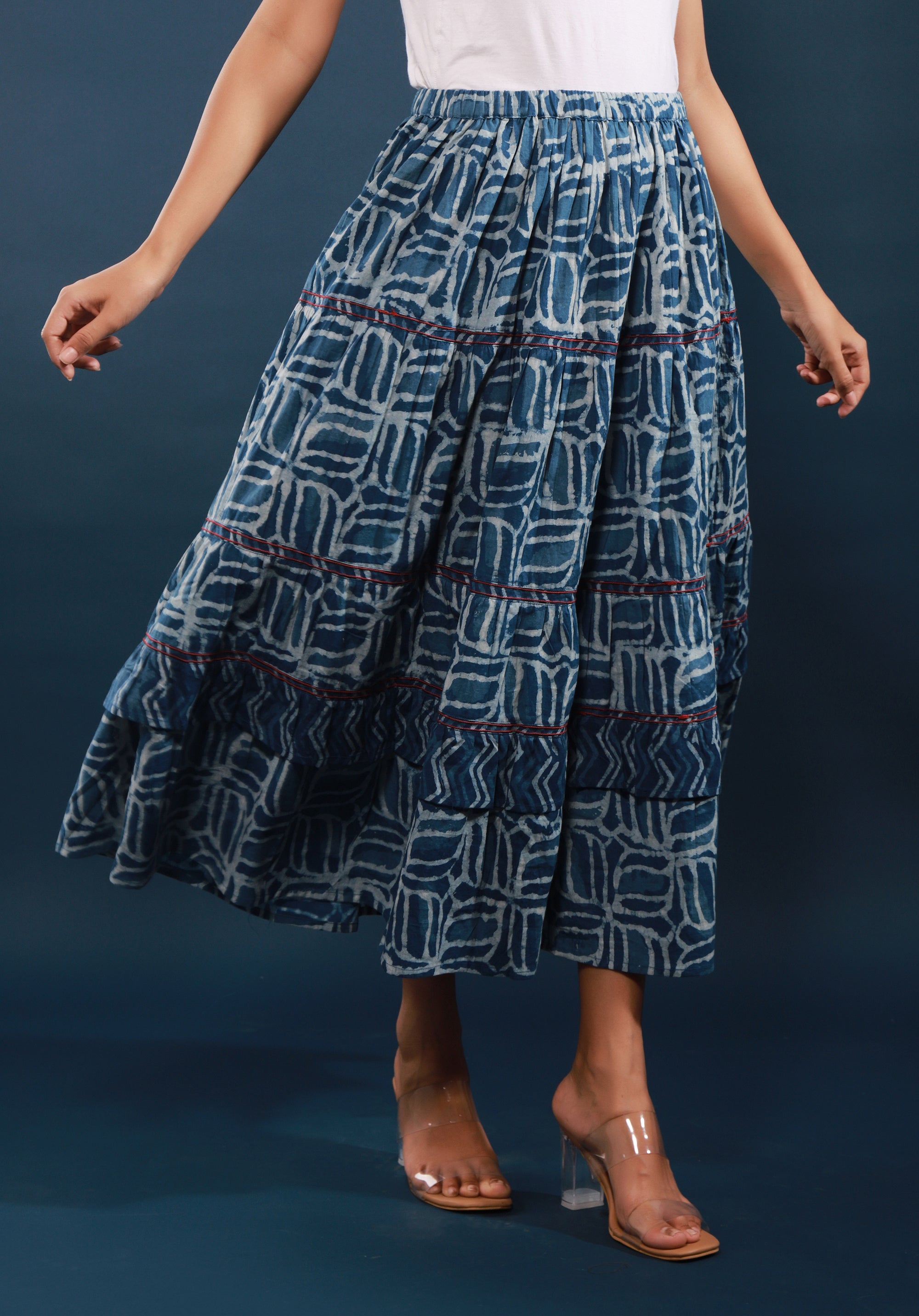 Women Indigo Skirt