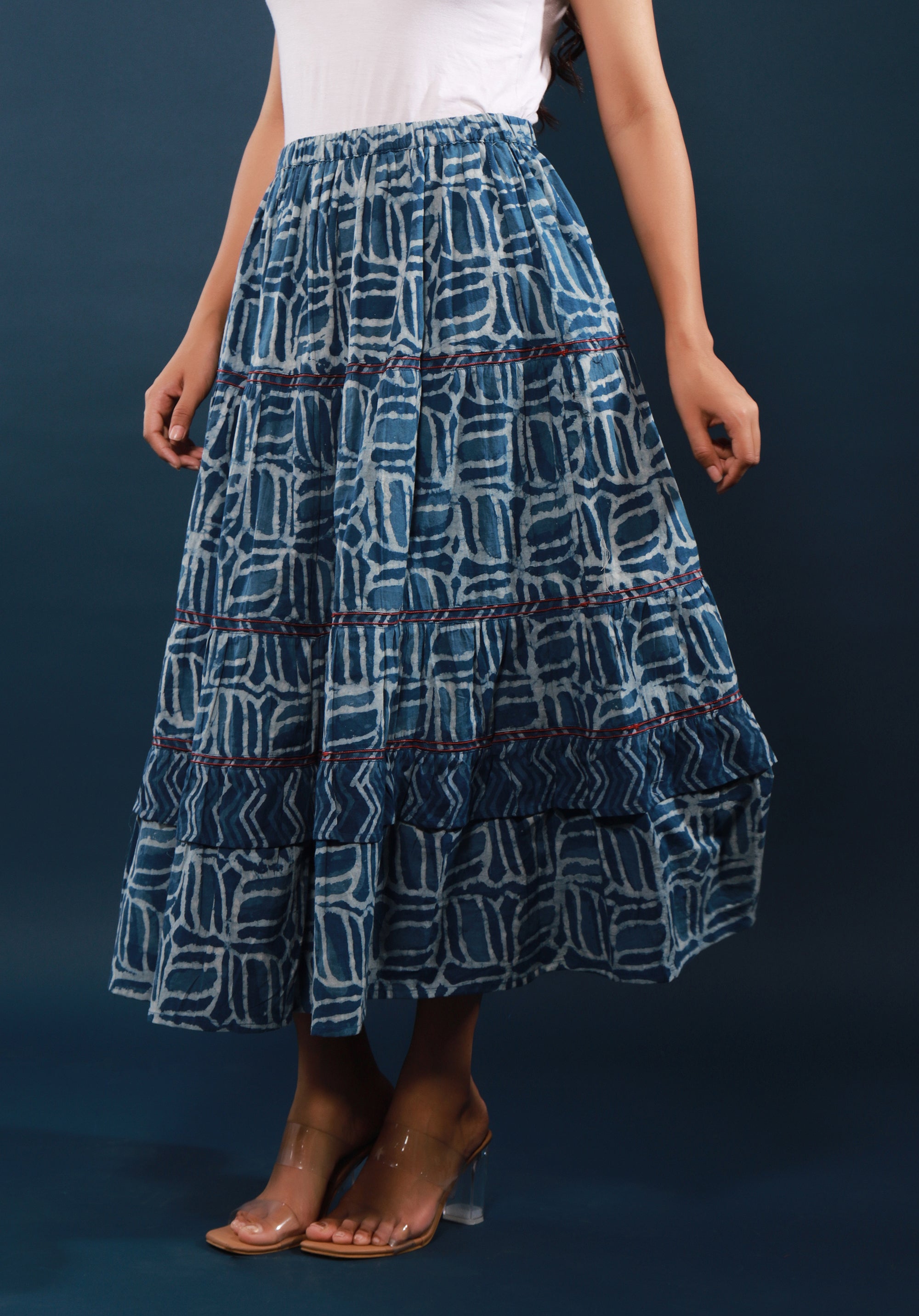 Women Indigo Skirt