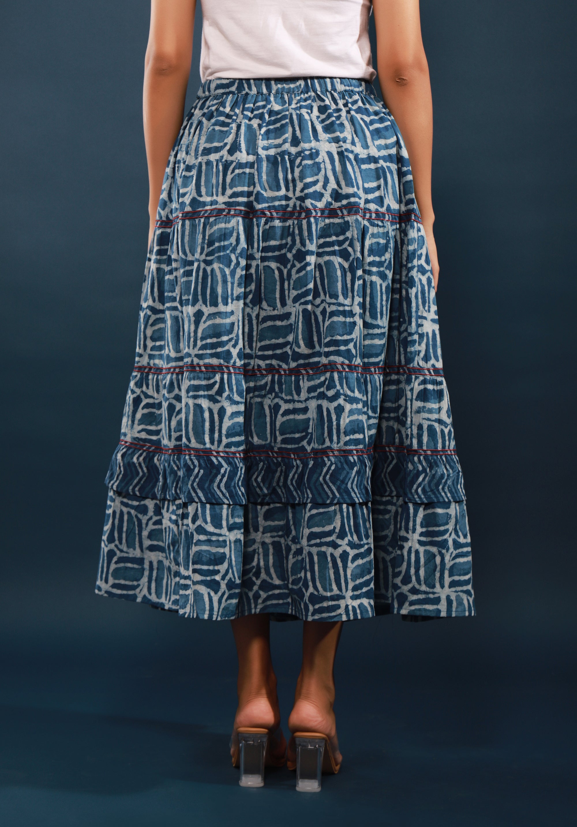 Women Indigo Skirt