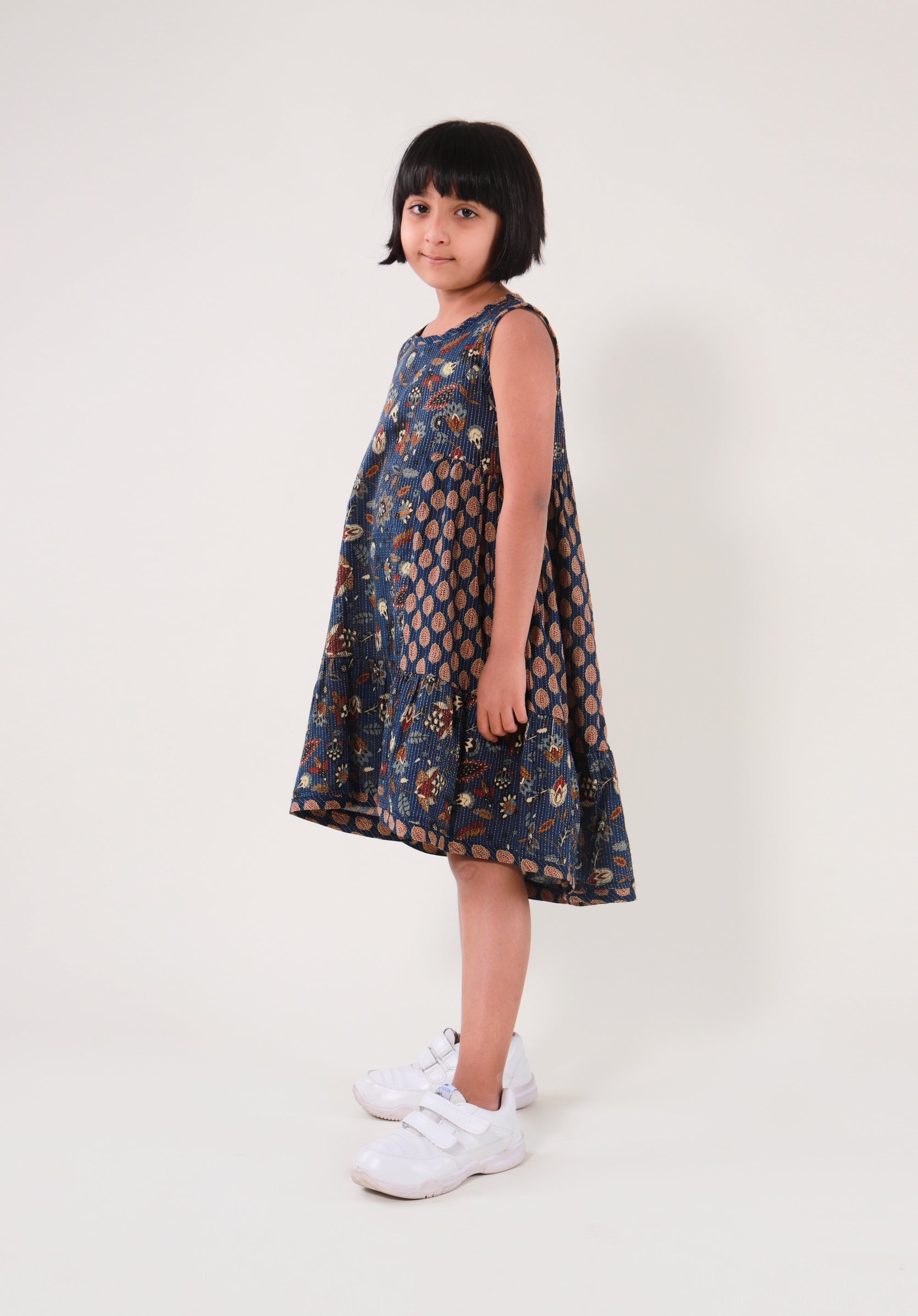 Girls Ethnic Printed Dress