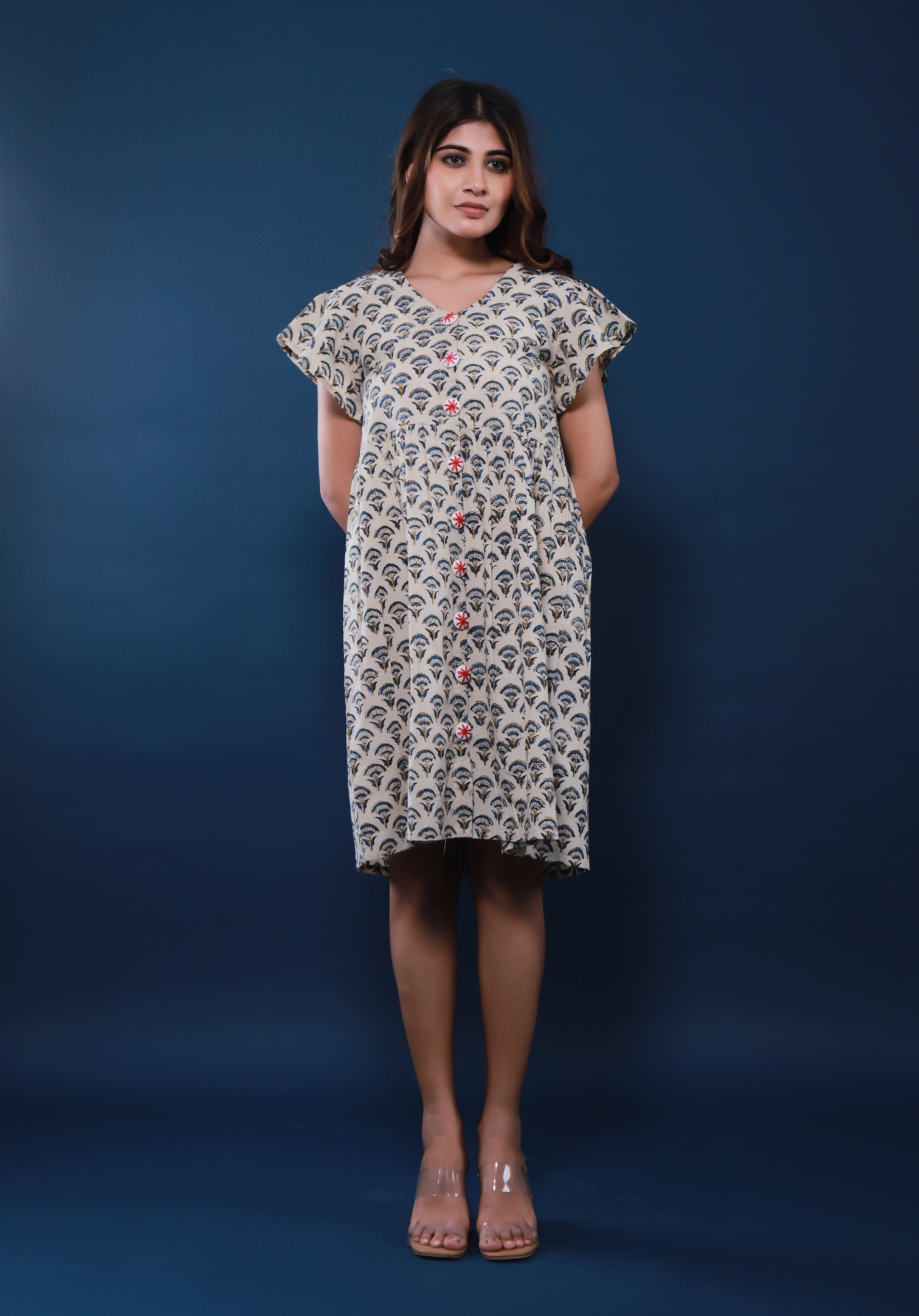 Women Cotton Dress Vinie