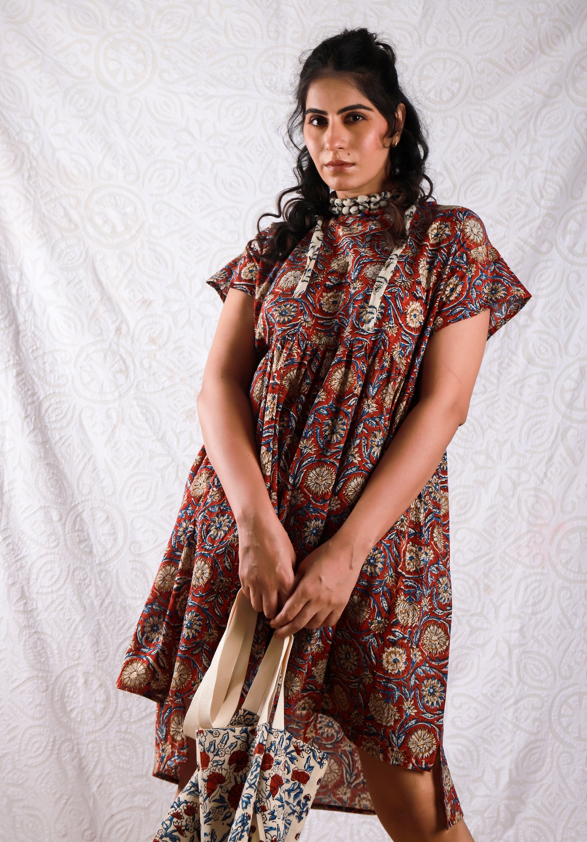 Women Block printed dress Sayani