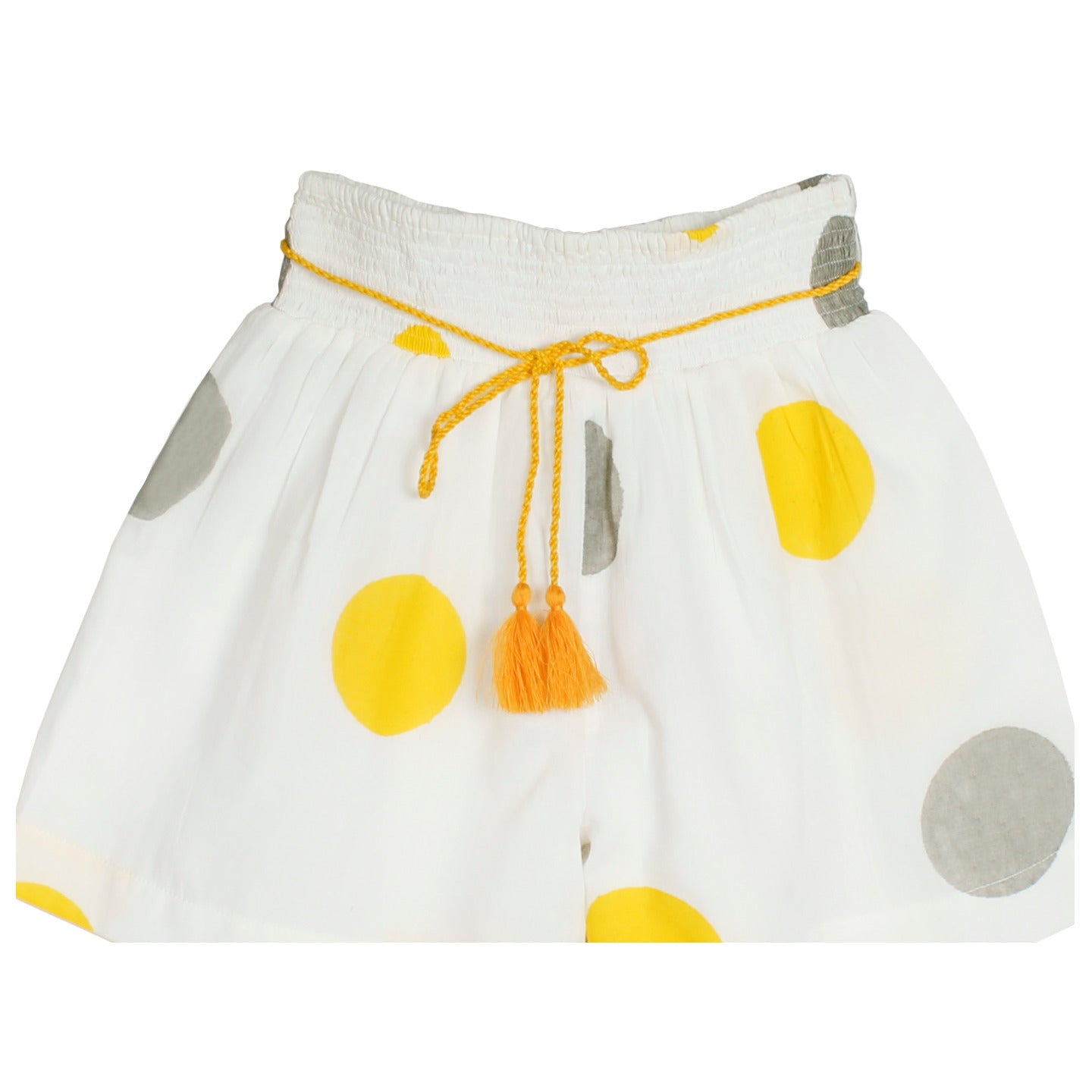Anika polks shorts yellow/grey