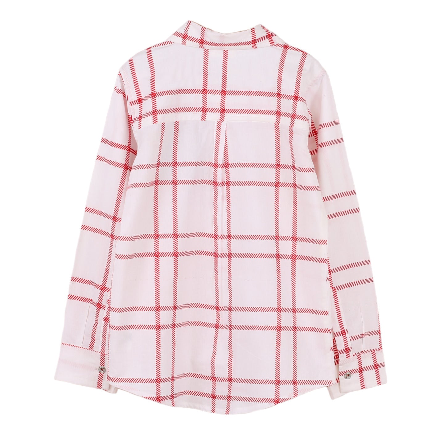 Printed Boy's Shirt Check Red