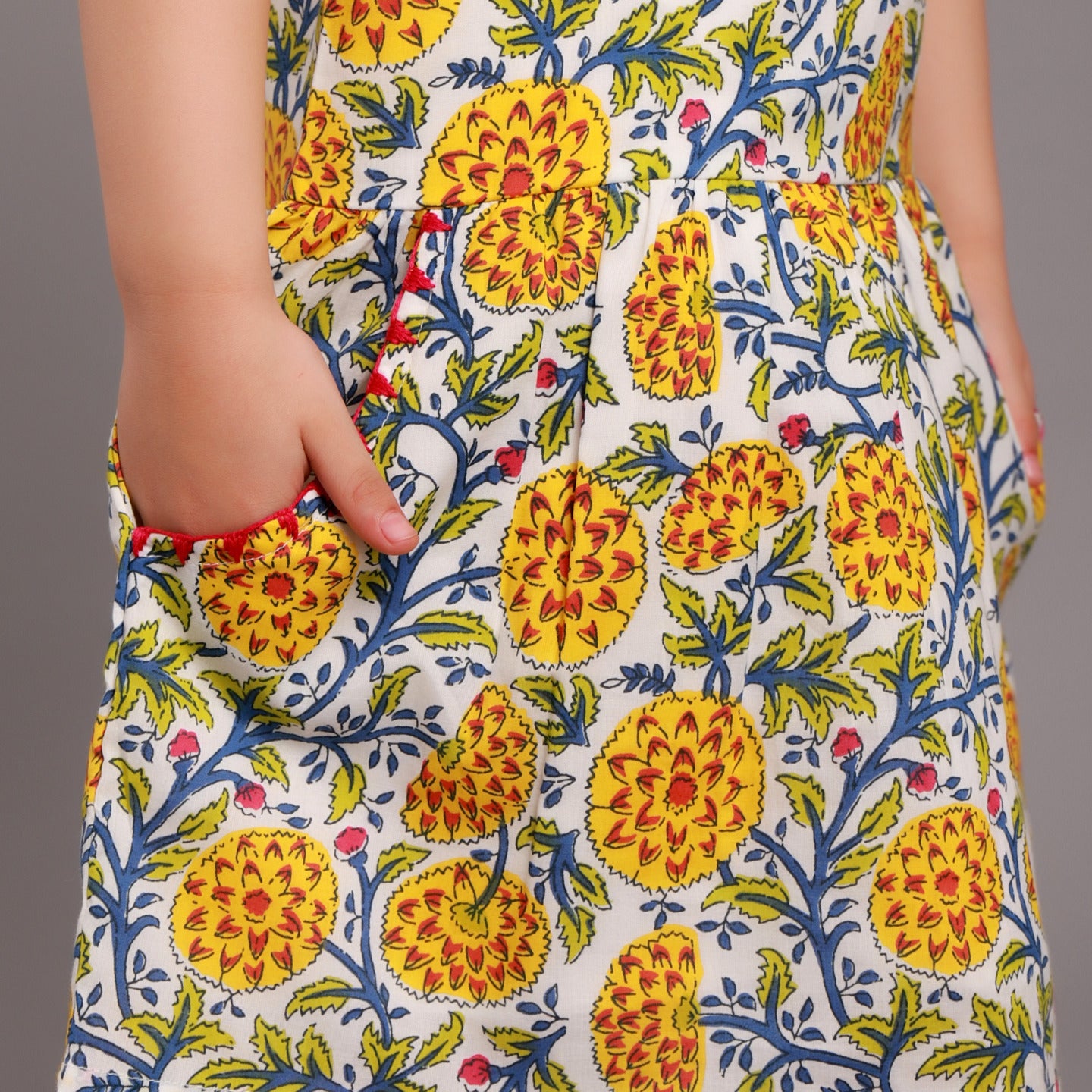 Lola Dress Marigold Yellow