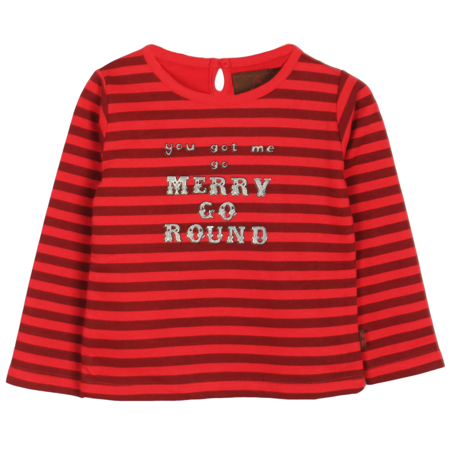 Printed T- Shirt Merry Go Round Red