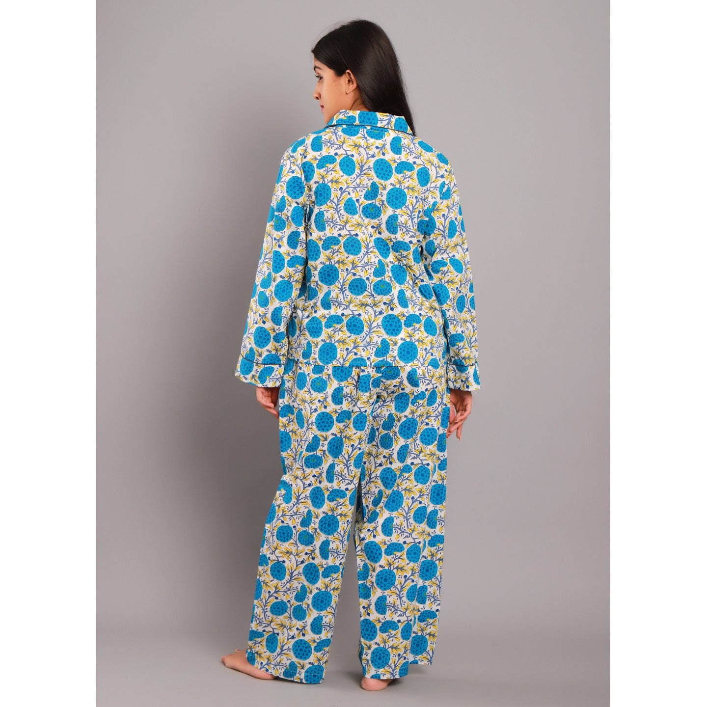 Marigold night Suit PJ Set Blue